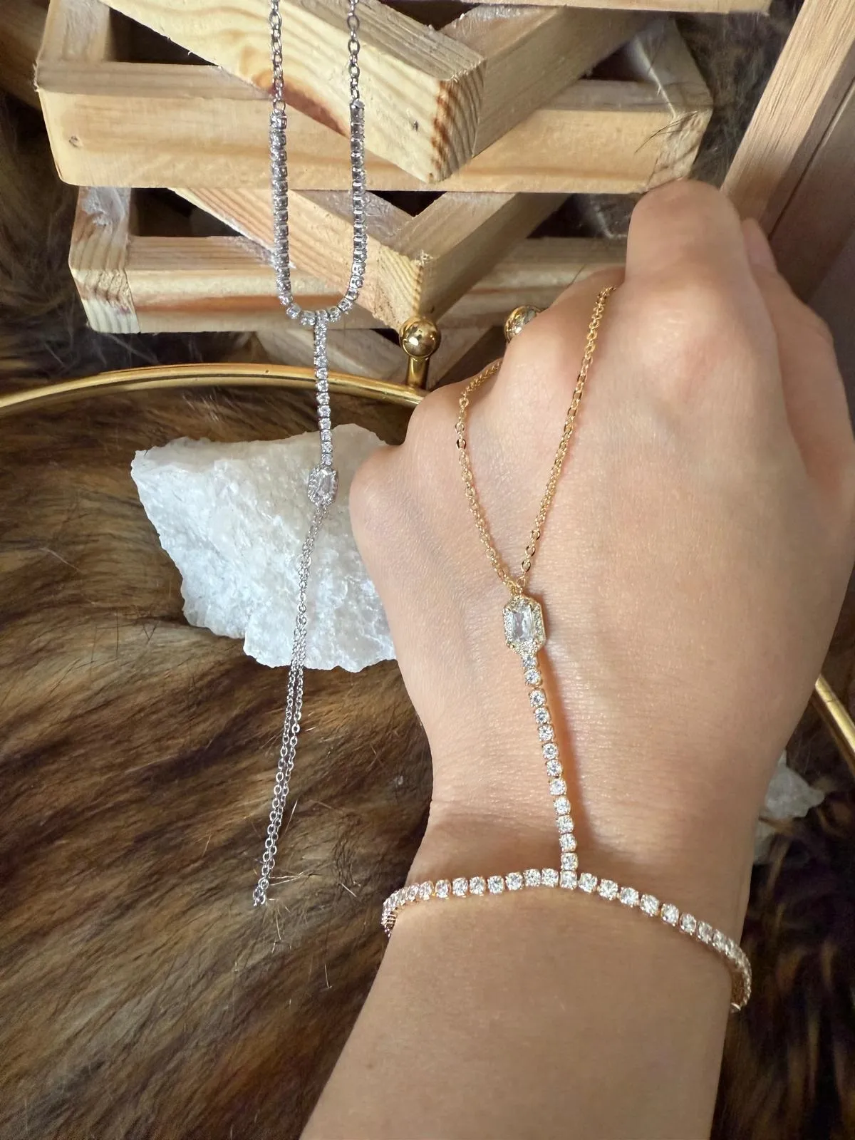 BEYAZ DAMLA TAŞLI ROSE VE GOLD ŞAHMERAN MODELLERİMİZ